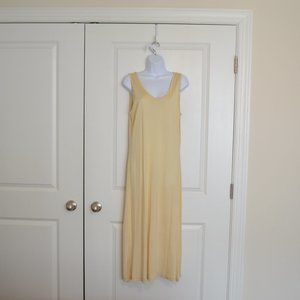 Dreamsacks Long 100% Silk Tan Dress/Cover Up, Size M